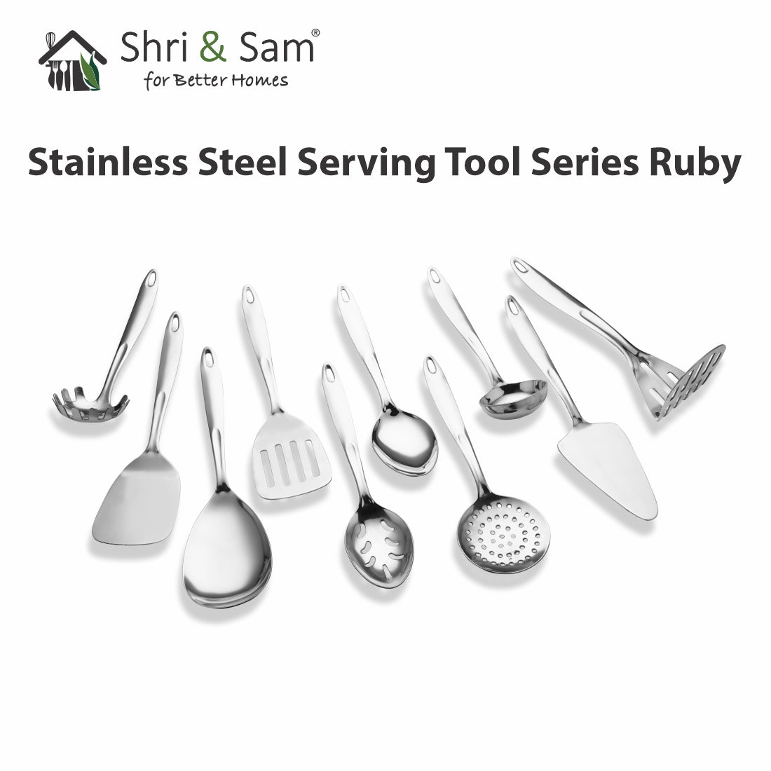Stainless Steel Serving Tool Series Ruby