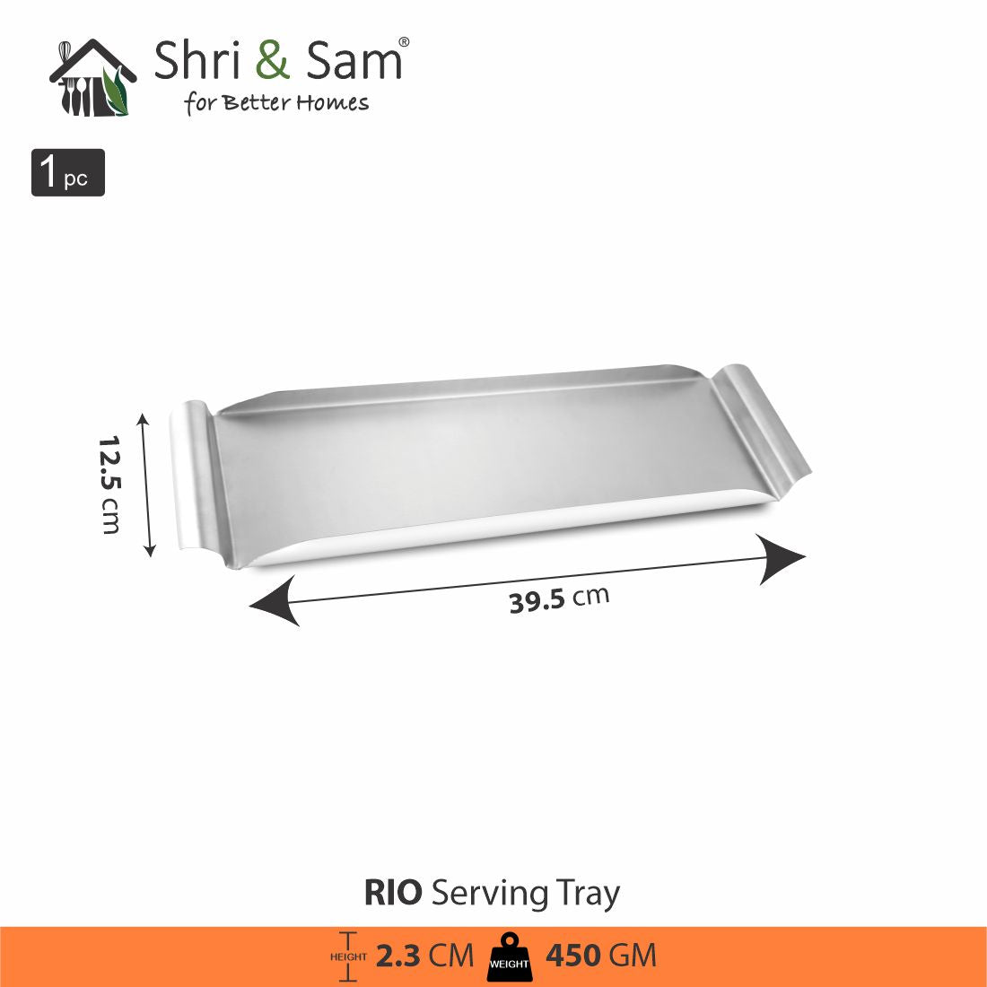 Stainless Steel Serving Tray Rio