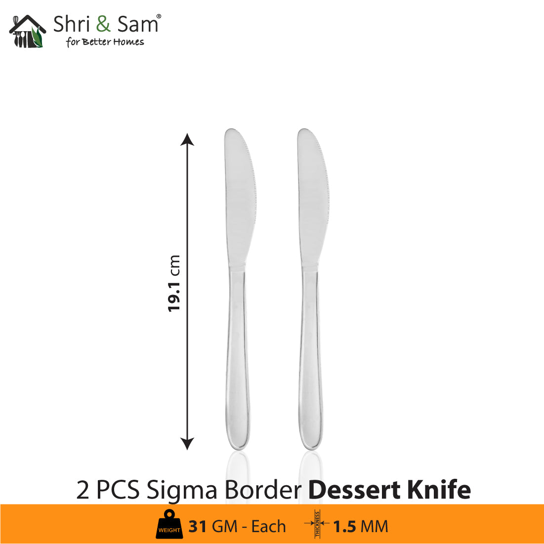 Stainless Steel Cutlery Sigma Border