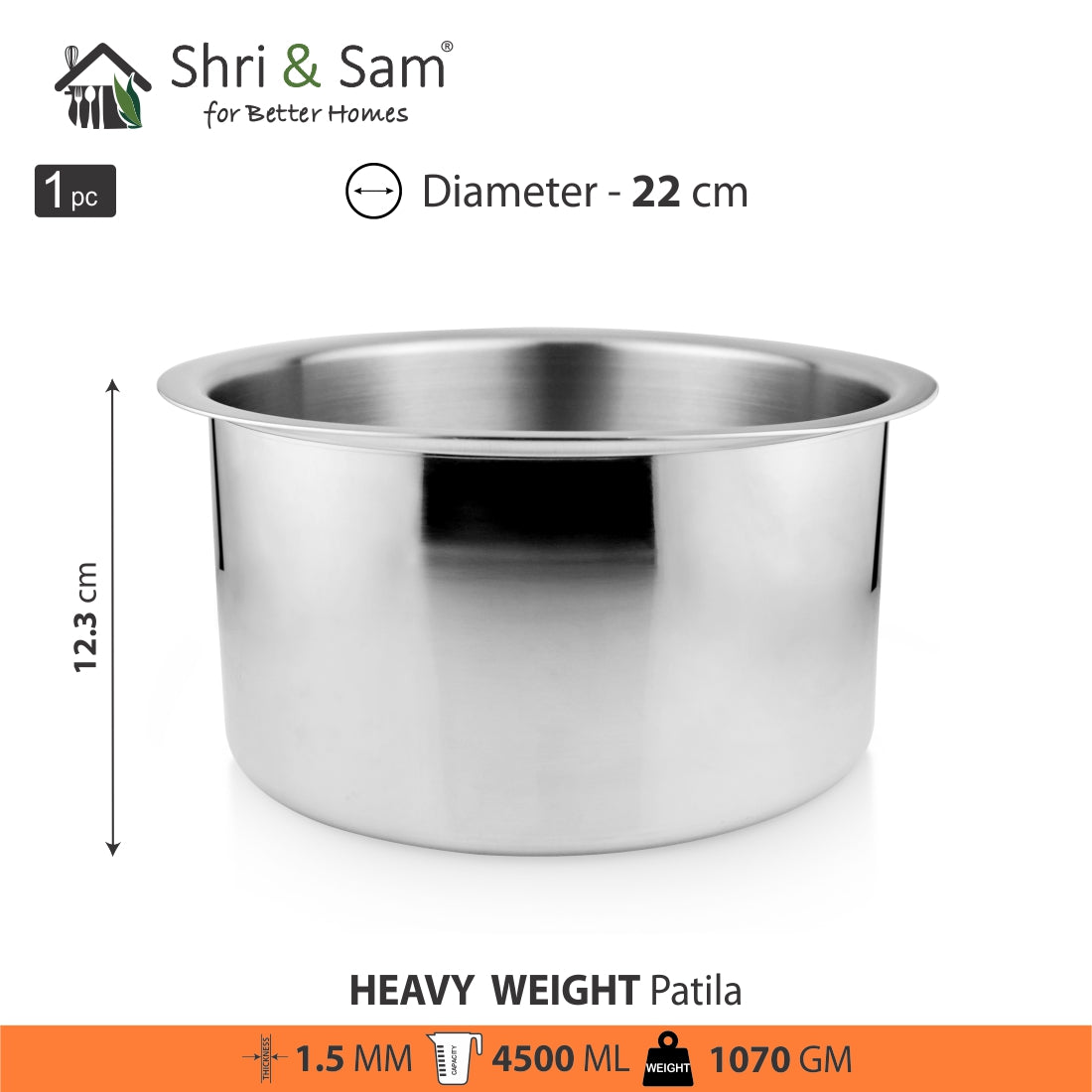 Stainless Steel Heavy Weight Patila