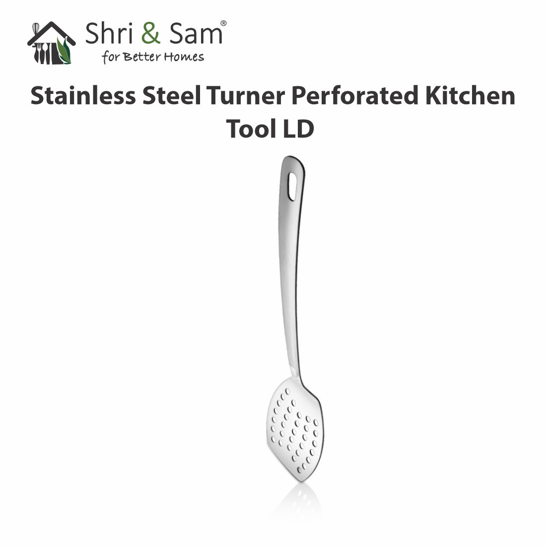 Stainless Steel Turner Perforated Kitchen Tool LD