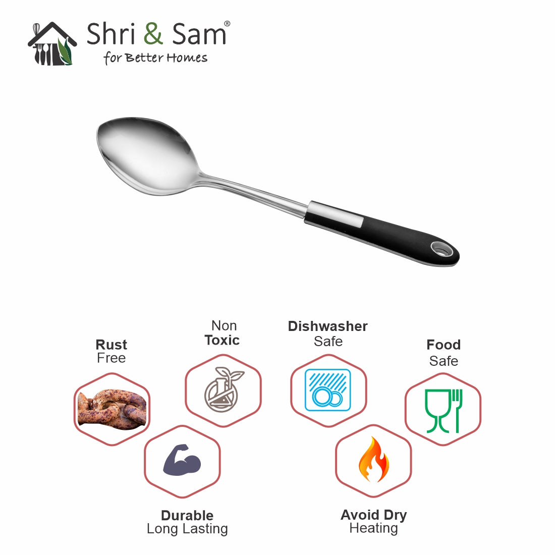 Stainless Steel Basting Spoon Solid Ultimate