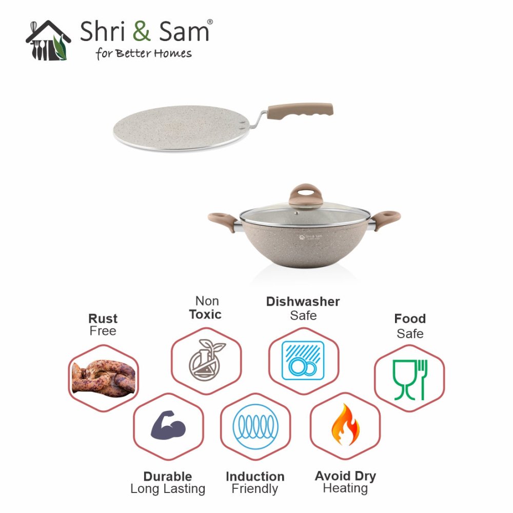 Aluminium 2 PCS Non - Stick STARTER Cookware Set Rockline