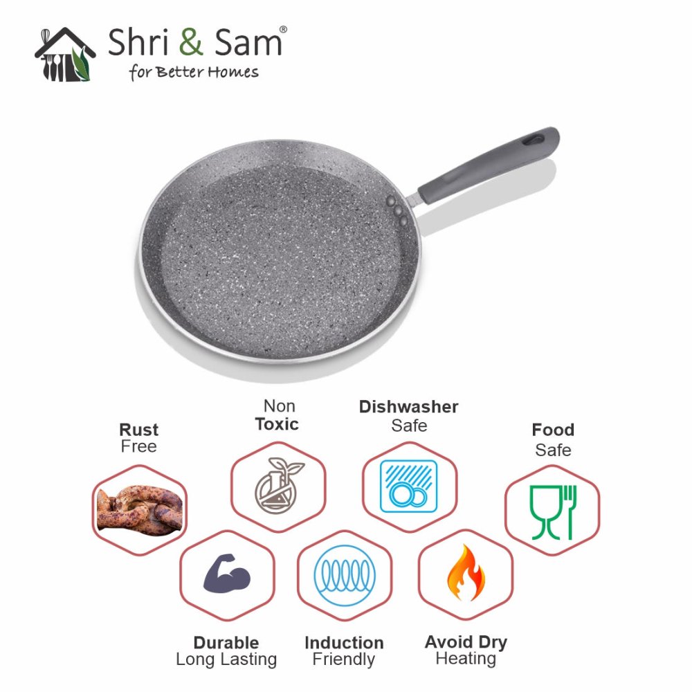 Aluminium Non - Stick Dosa Tawa Primestone