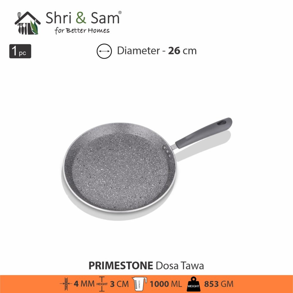 Aluminium Non - Stick Dosa Tawa Primestone