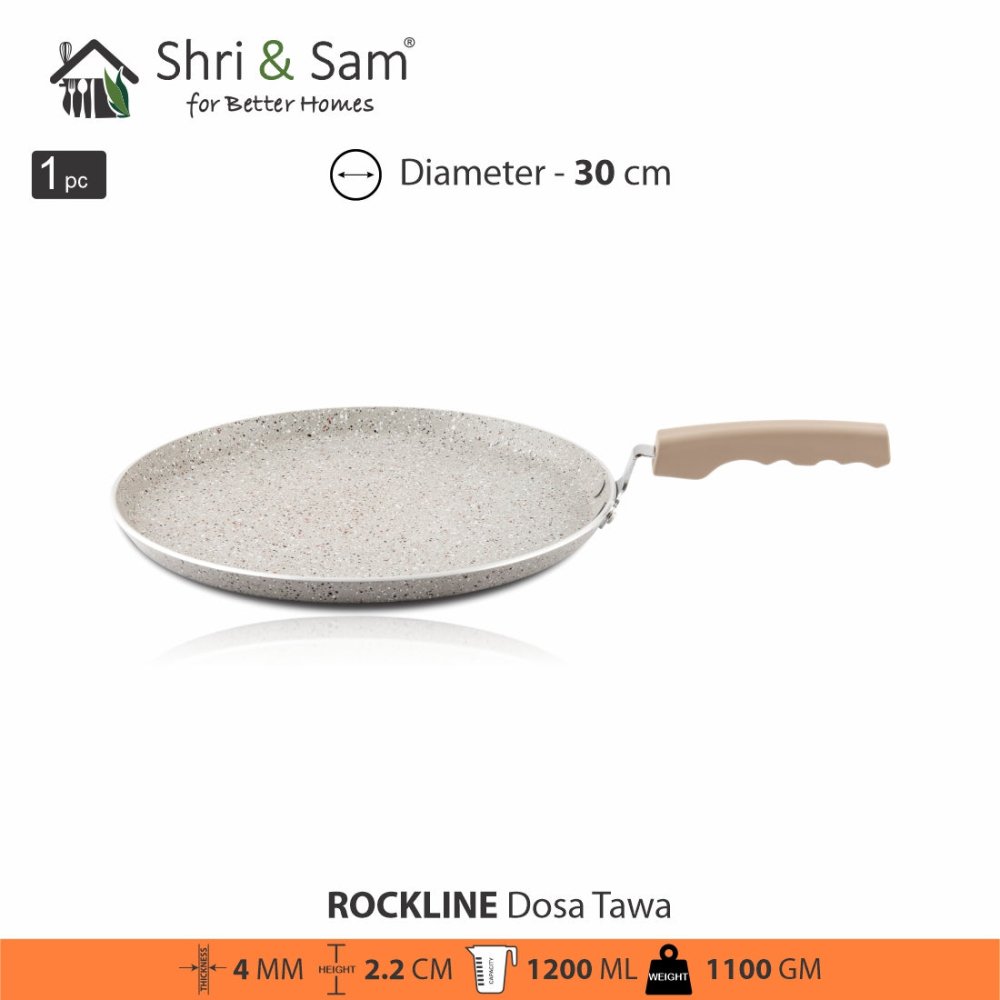 Aluminium Non - Stick Dosa Tawa Rockline