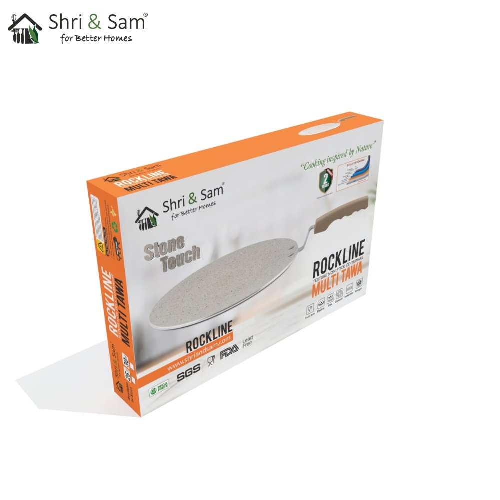 Aluminium Non - Stick Multi Tawa Rockline
