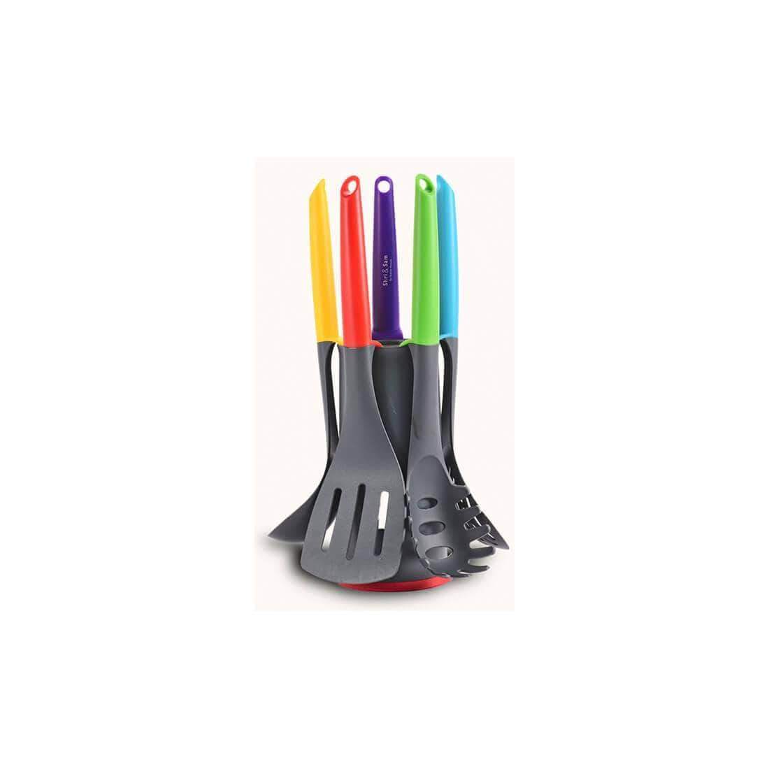 JAGDAMBA CUTLERY LIMITED Daily Needs Kitchen Tool Set 6 pcs- Nylon