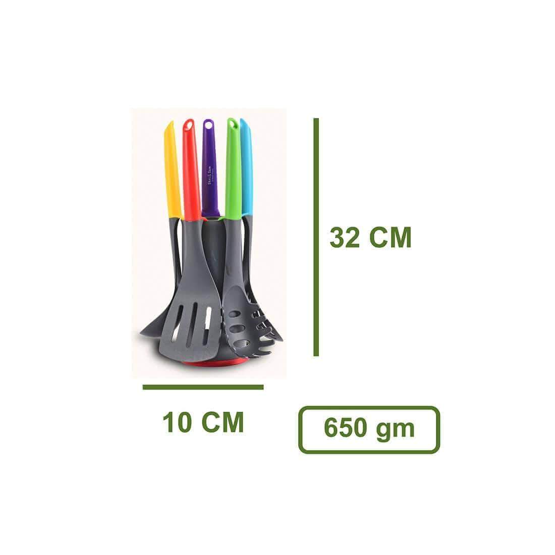 JAGDAMBA CUTLERY LIMITED Daily Needs Kitchen Tool Set 6 pcs- Nylon