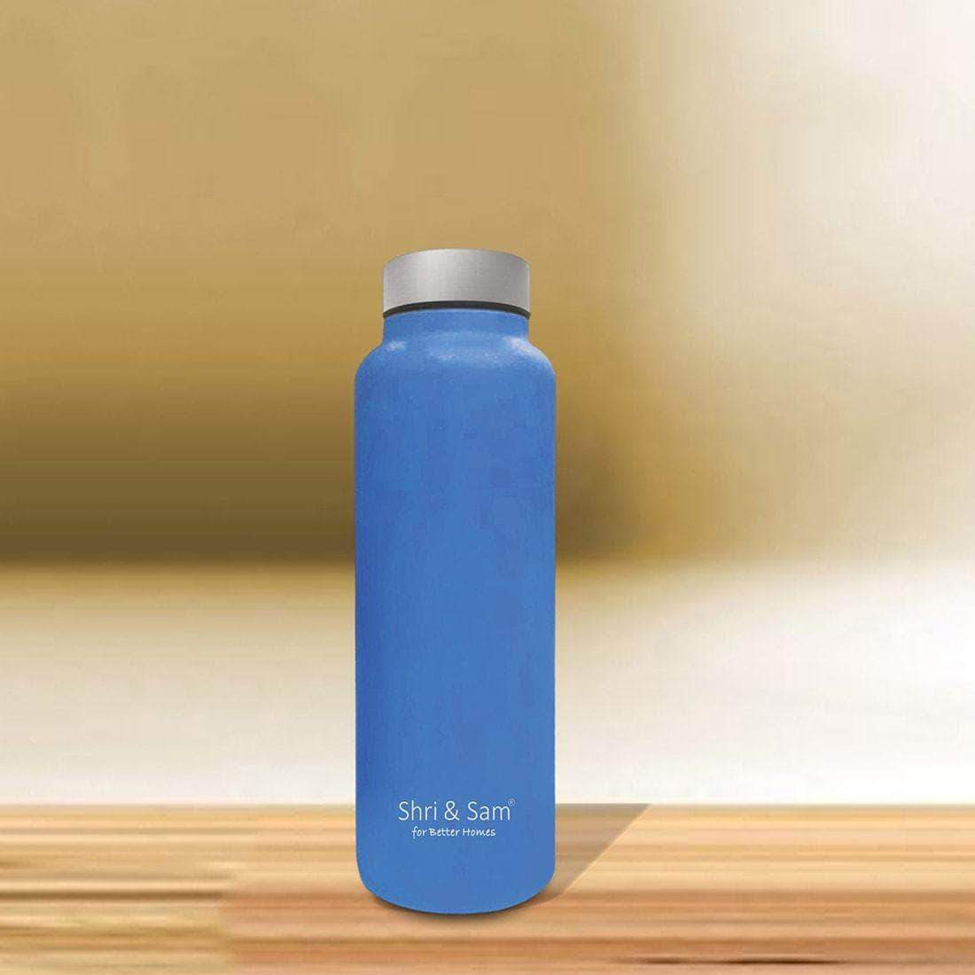Jagdamba Cutlery Pvt Ltd. Daily Needs BLUE Stainless Steel Bottle - 700 ML