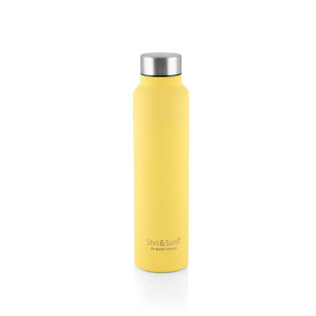 Jagdamba Cutlery Pvt Ltd. Daily Needs YELLOW Stainless Steel Bottle - 1000 ML