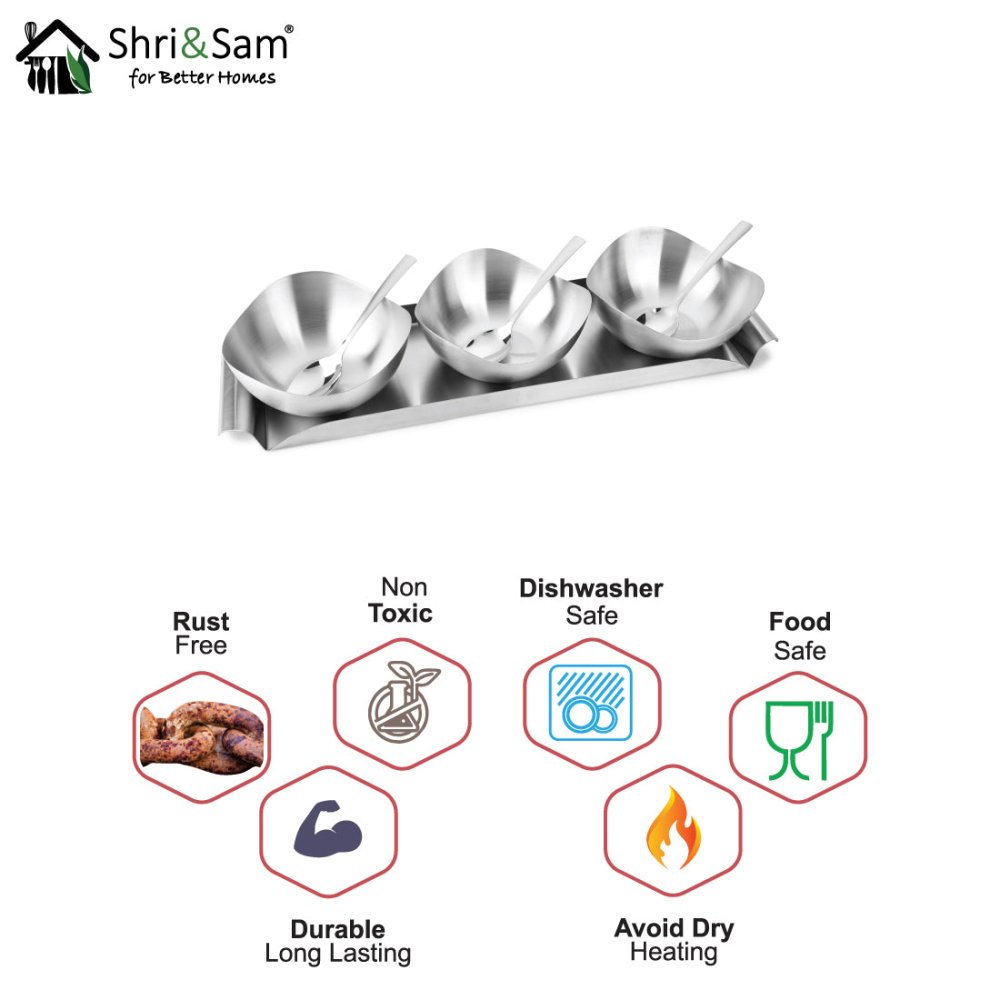 Stainless Steel 7 PCS Snack Set