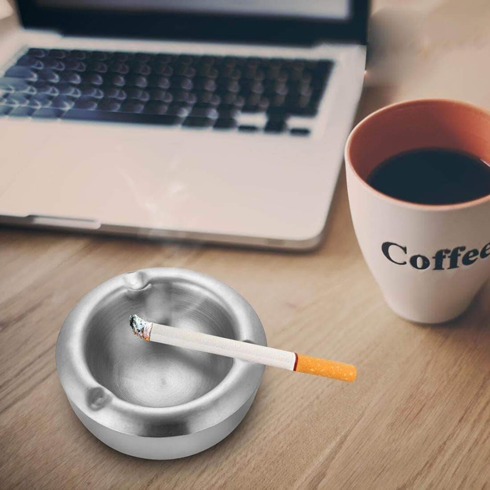 Stainless Steel Double Wall Ashtray