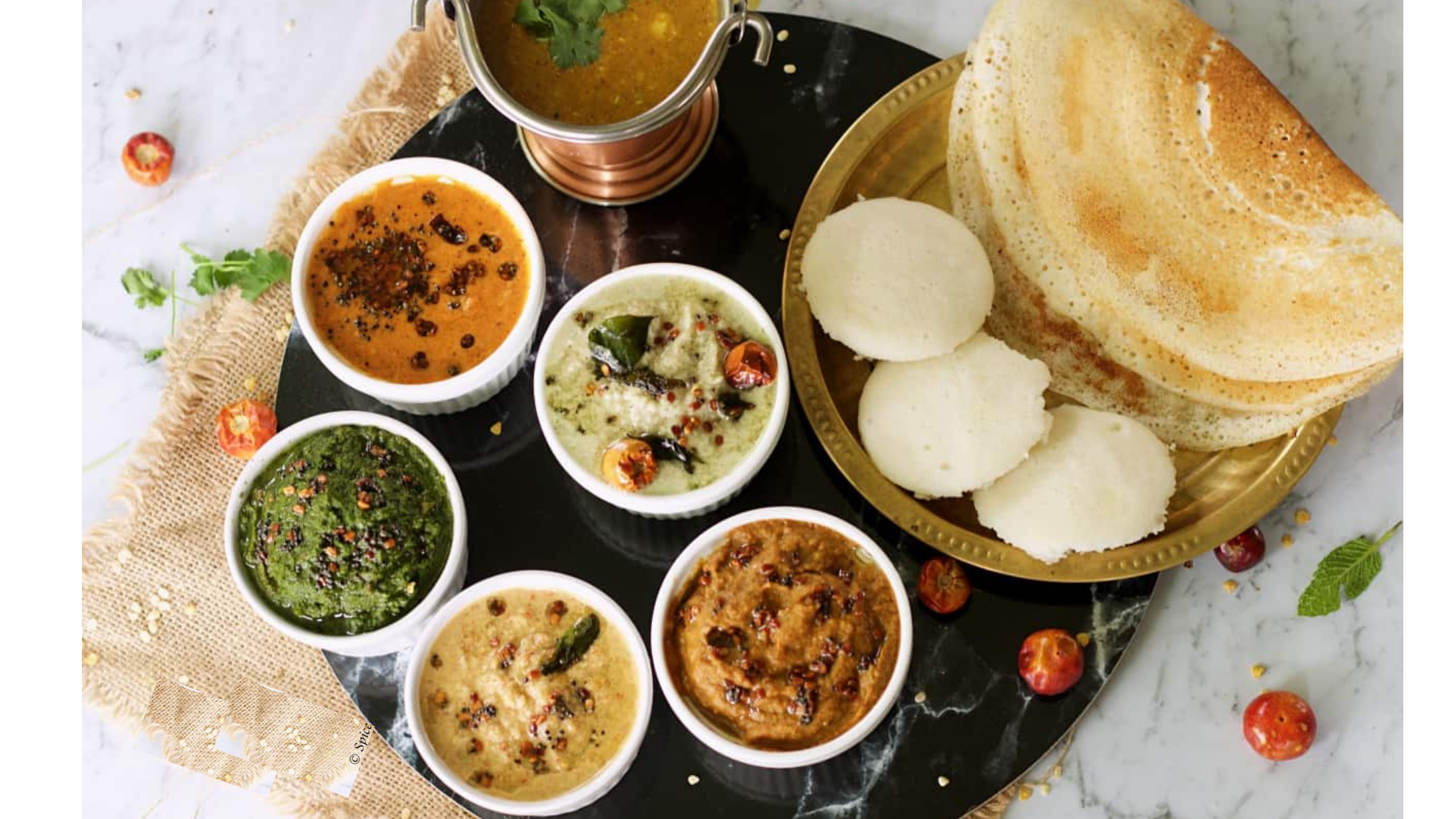 Yummy chutney recipes for idli and dosas