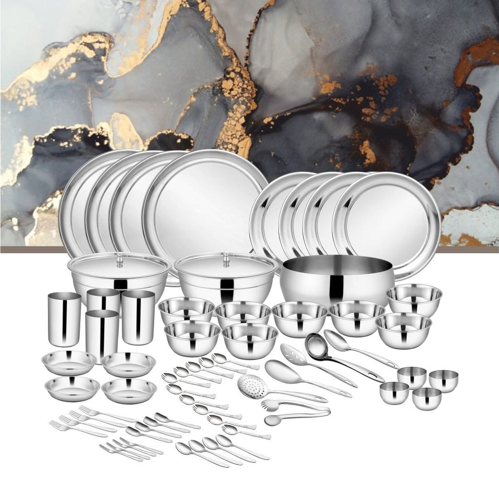 Pros of stainless steel dinner sets - ShriandSam