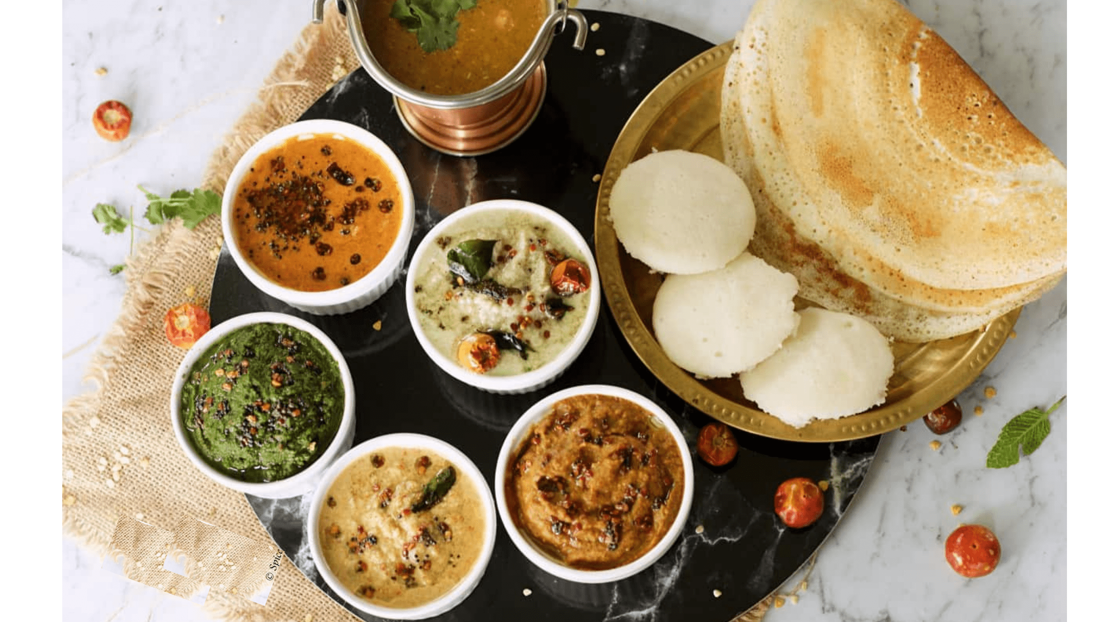 Yummy chutney recipes for idli and dosas - ShriandSam