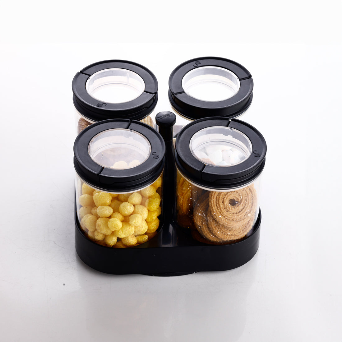 Elegant 4 pcs Jar Set - 600 ML