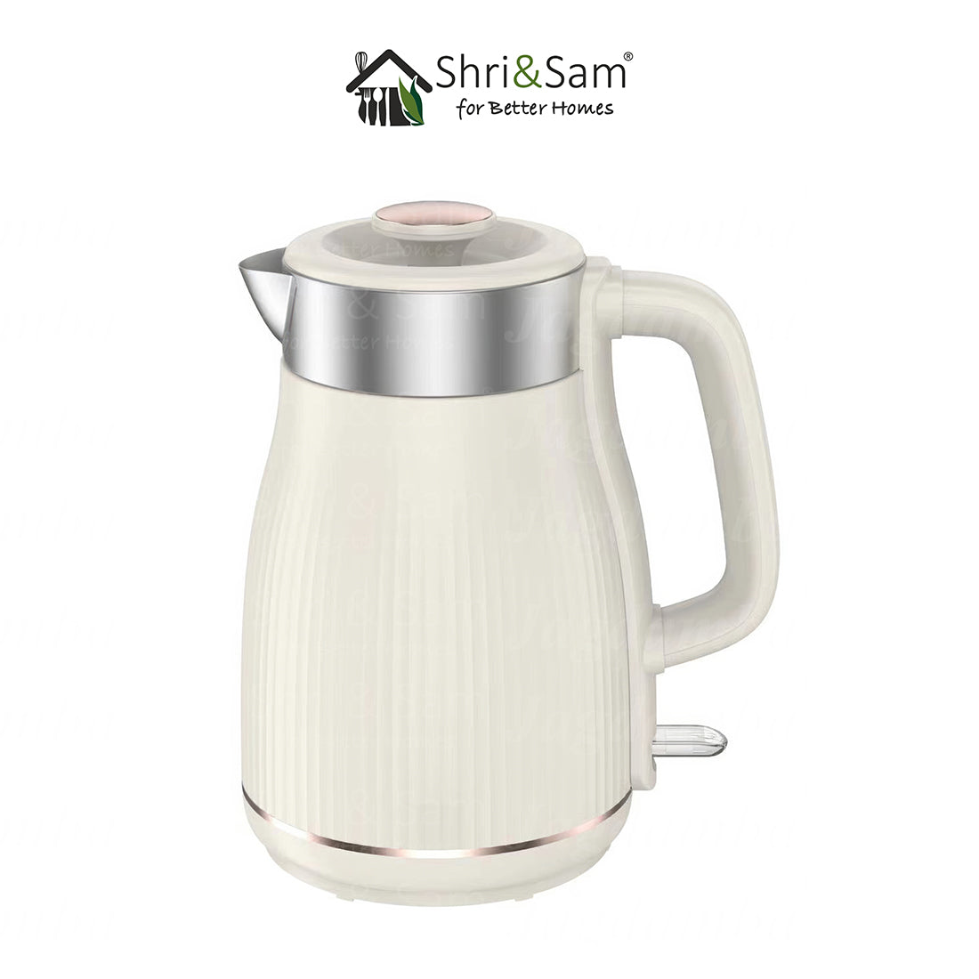 Stainless Steel Double Wall Modern Electric Kettle 1.8L with SS 304