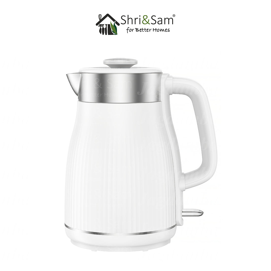 Stainless Steel Double Wall Modern Electric Kettle 1.8L with SS 304