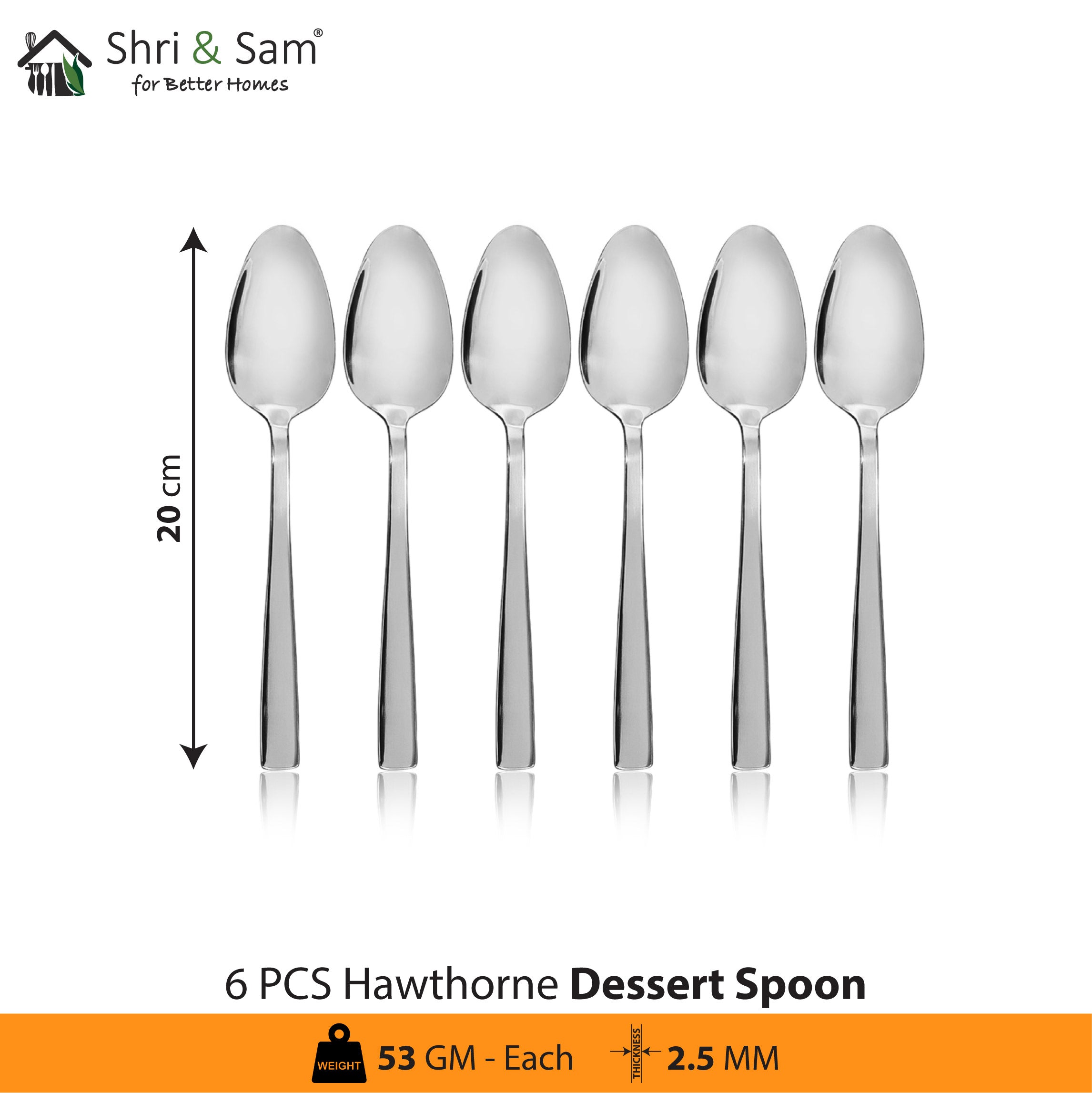 Stainless Steel 24 PCS Cutlery Set Hawthrone