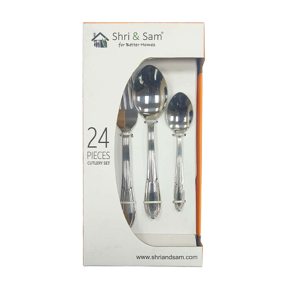 24 PCS Cutlery Set Jewel Premium Stainless Steel Best Online Price