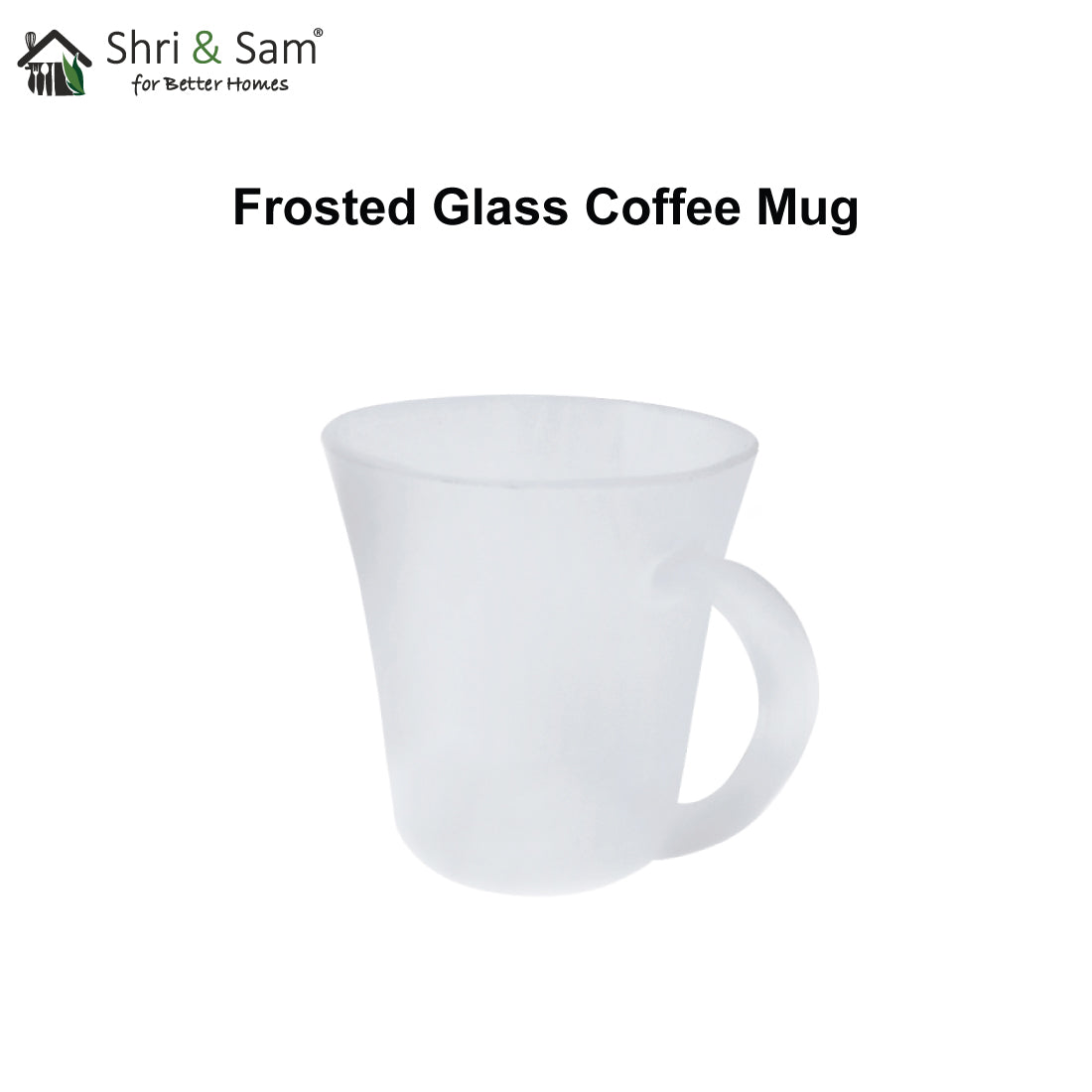 Frosted Glass Coffee Mug