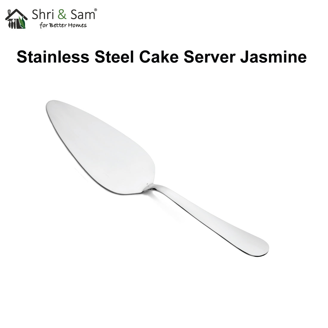 Stainless Steel Cake Server Jasmine