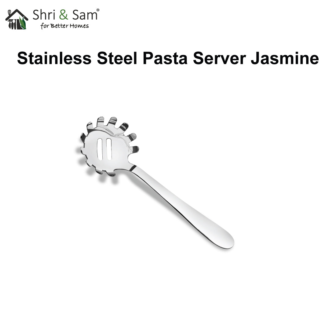 Stainless Steel Pasta Server Jasmine