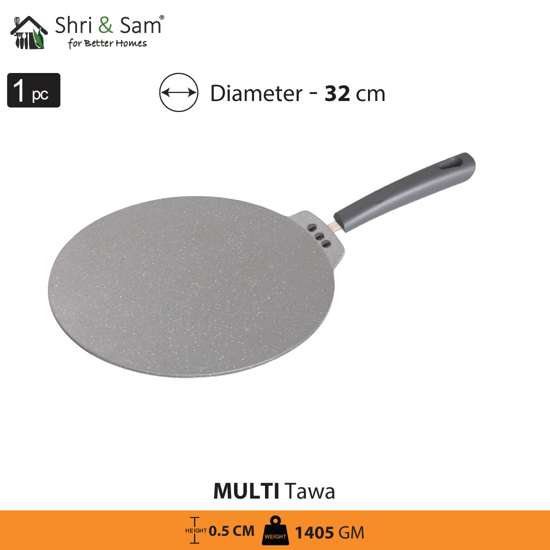 Aluminium Non-Stick Multi Tawa NEW Primestone