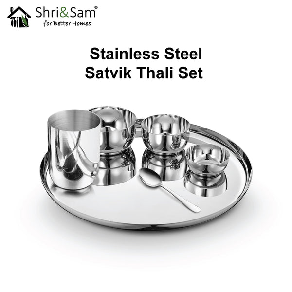 Stainless Steel Thali Set Satwik