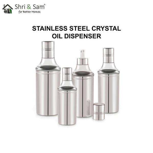 Stainless Steel Crystal Oil Dispenser