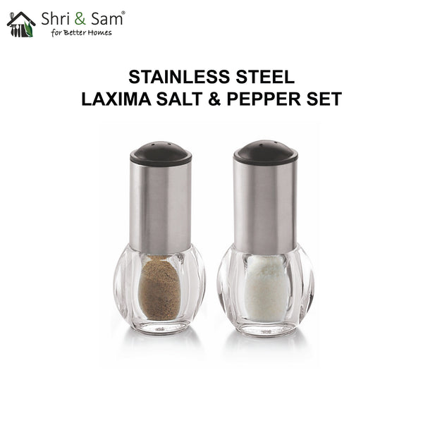 Stainless Steel Laxima Salt & Pepper