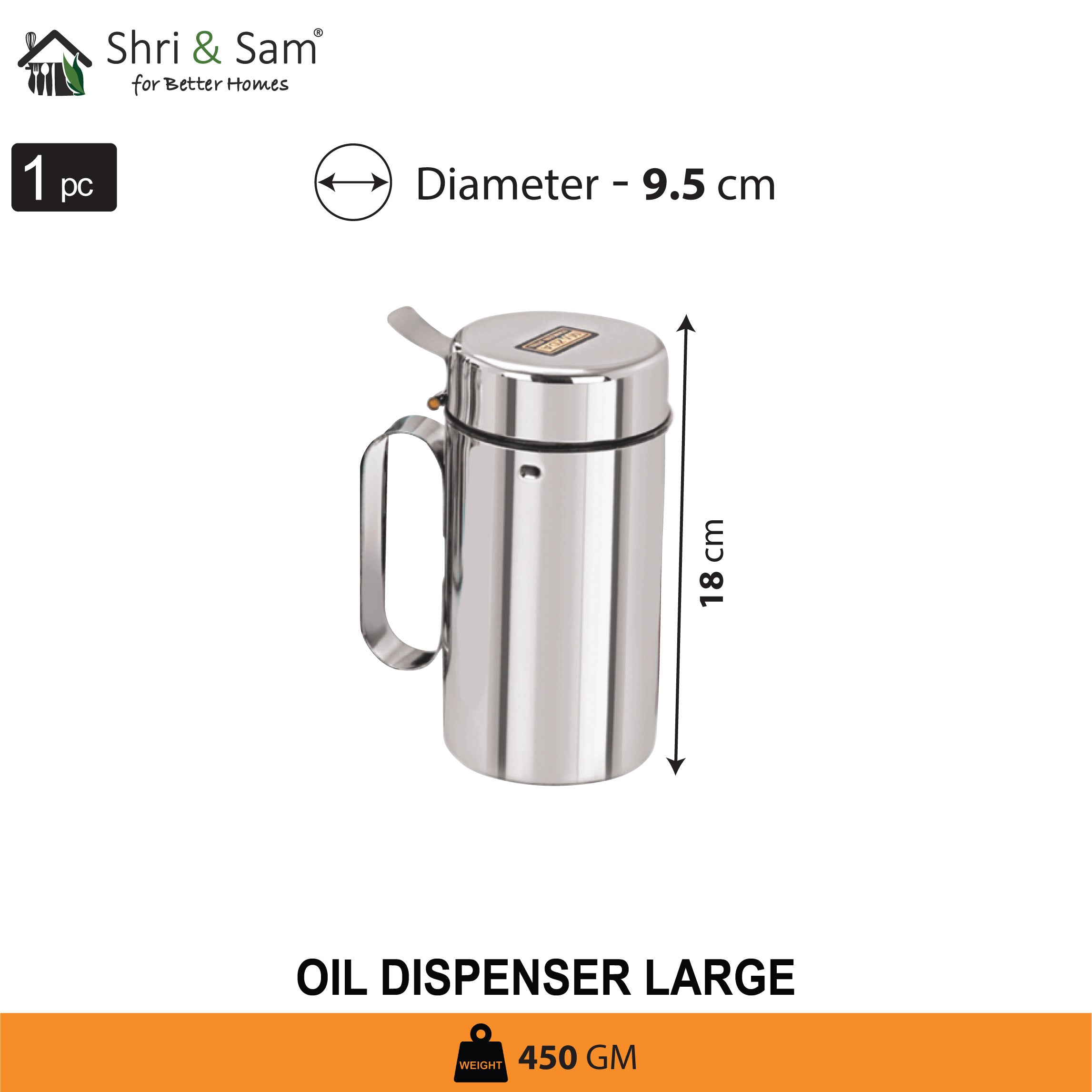 Stainless Steel Oil Dispenser