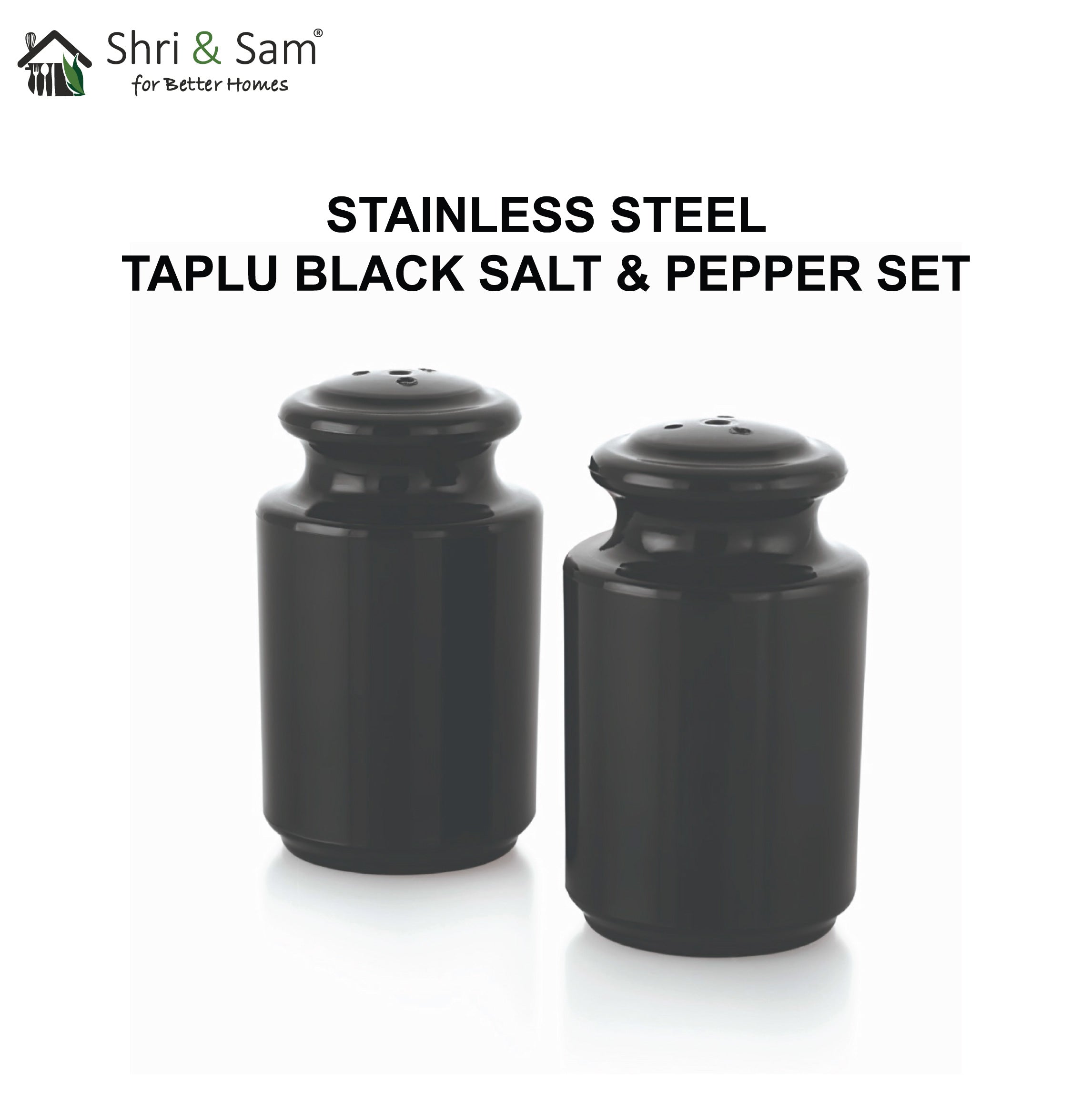 Stainless Steel Taplu Salt & Pepper