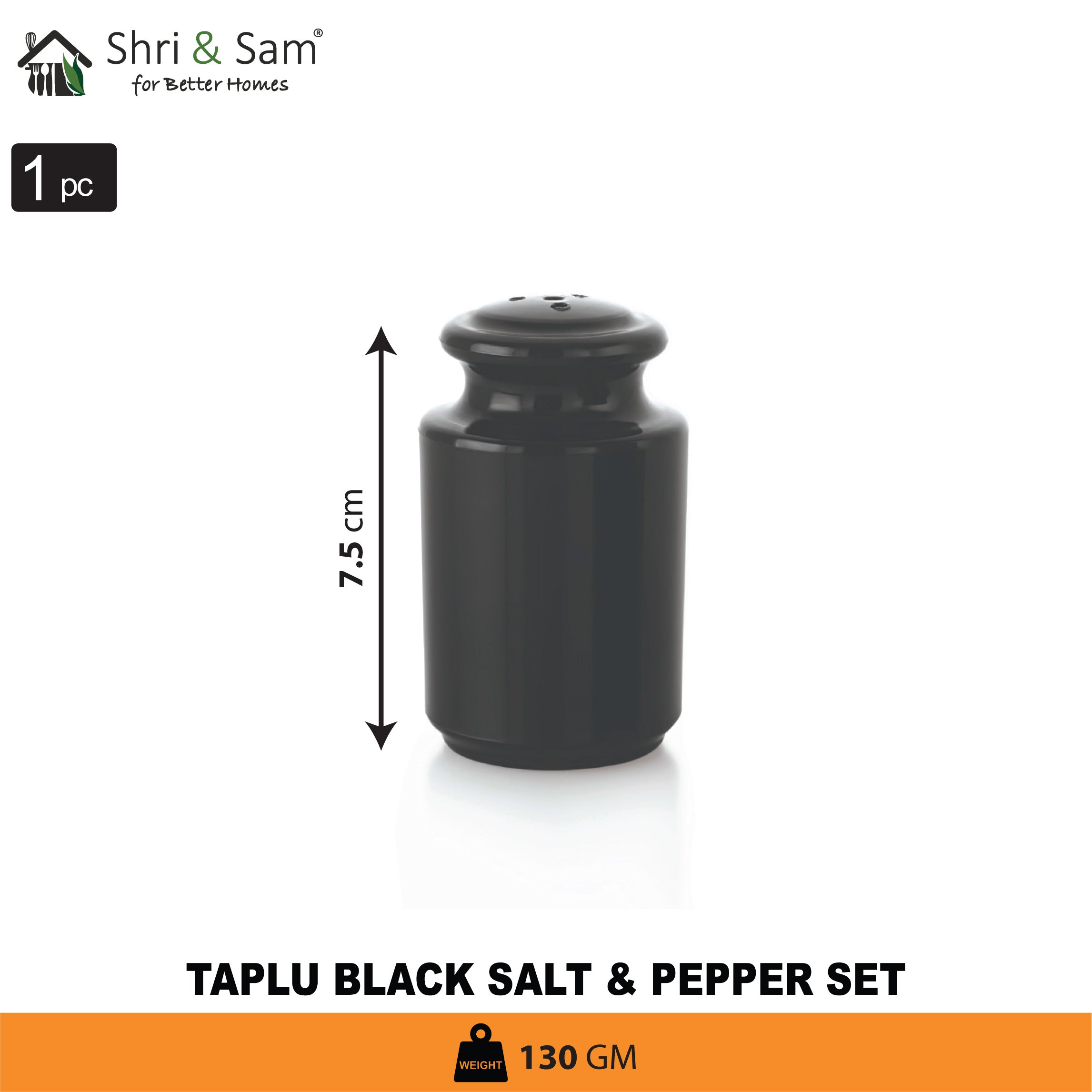 Stainless Steel Taplu Salt & Pepper