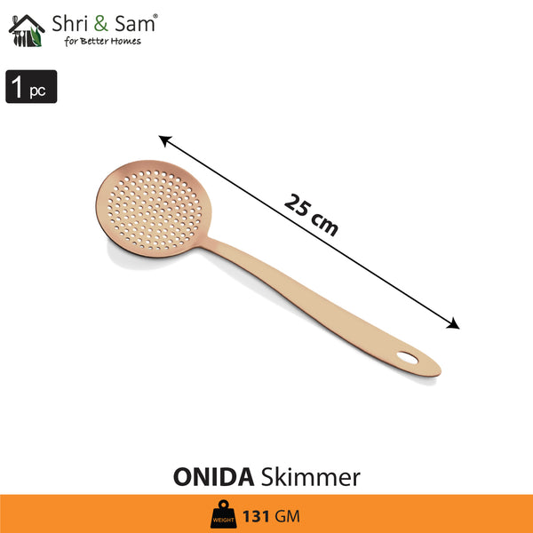 Stainless Steel Skimmer with Rose Gold PVD Coating Onida