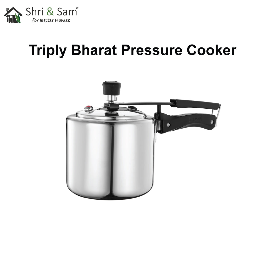 Stainless Steel Triply Bharat Pressure Cooker