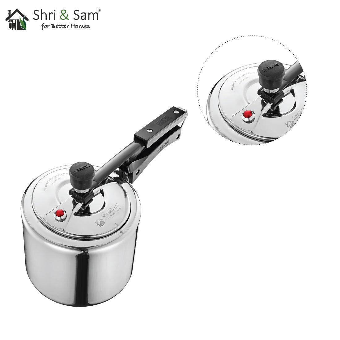 Stainless Steel Triply Bharat Pressure Cooker