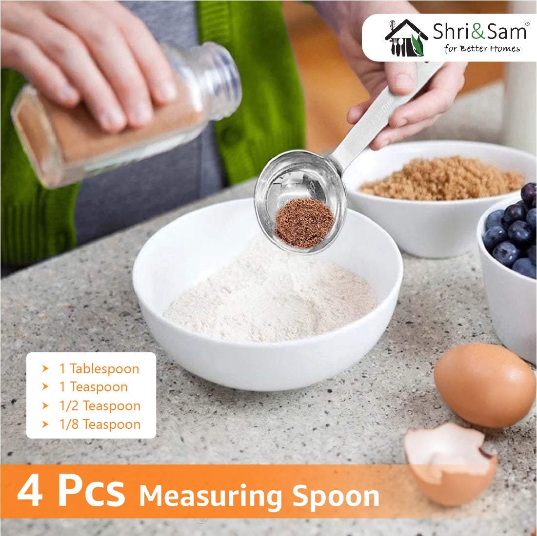 Stainless Steel Measuring Spoon