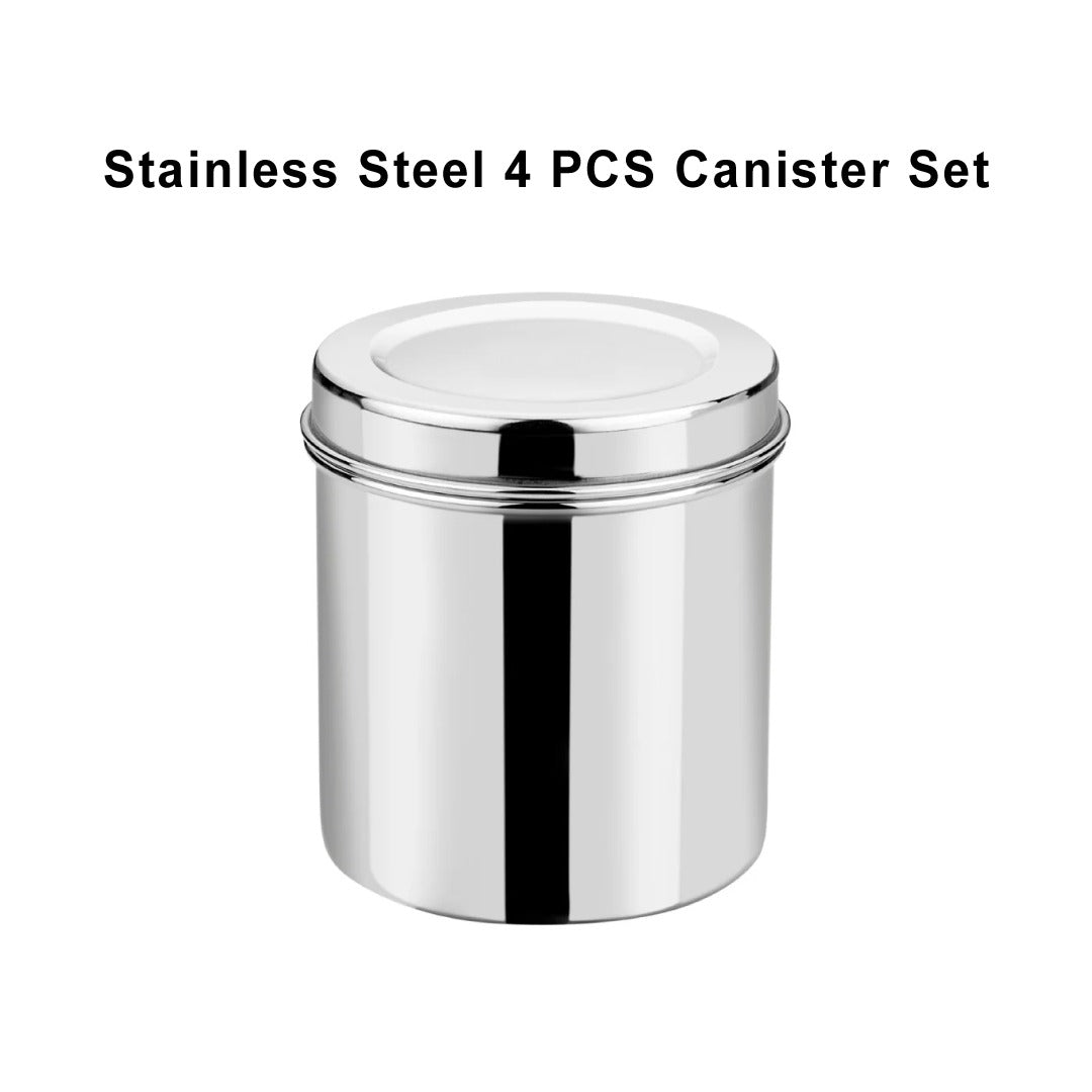 Stainless Steel 4 PCS Canister Set