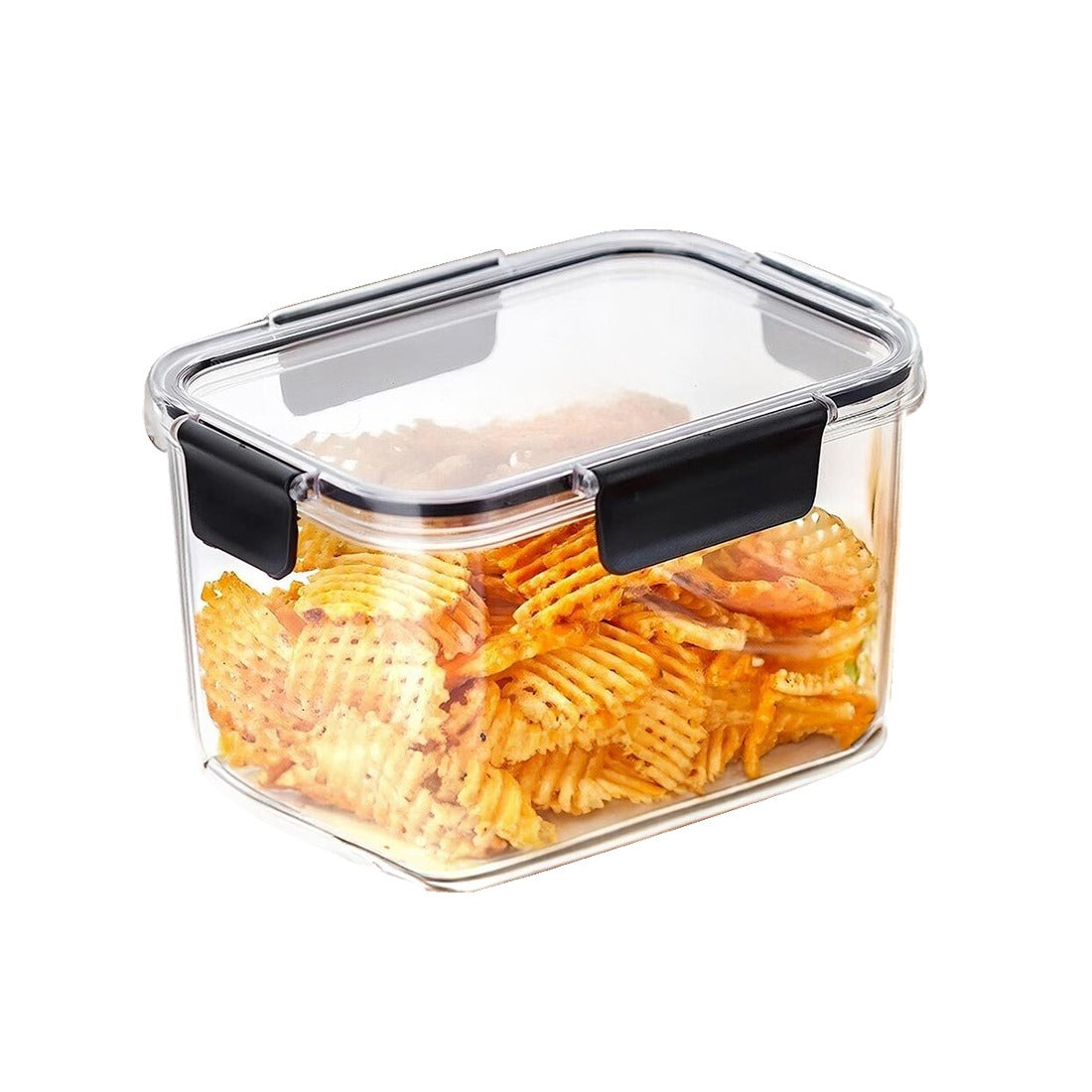 Feel Fresh 2000 ML Rectangular Container with Air Tight Lid