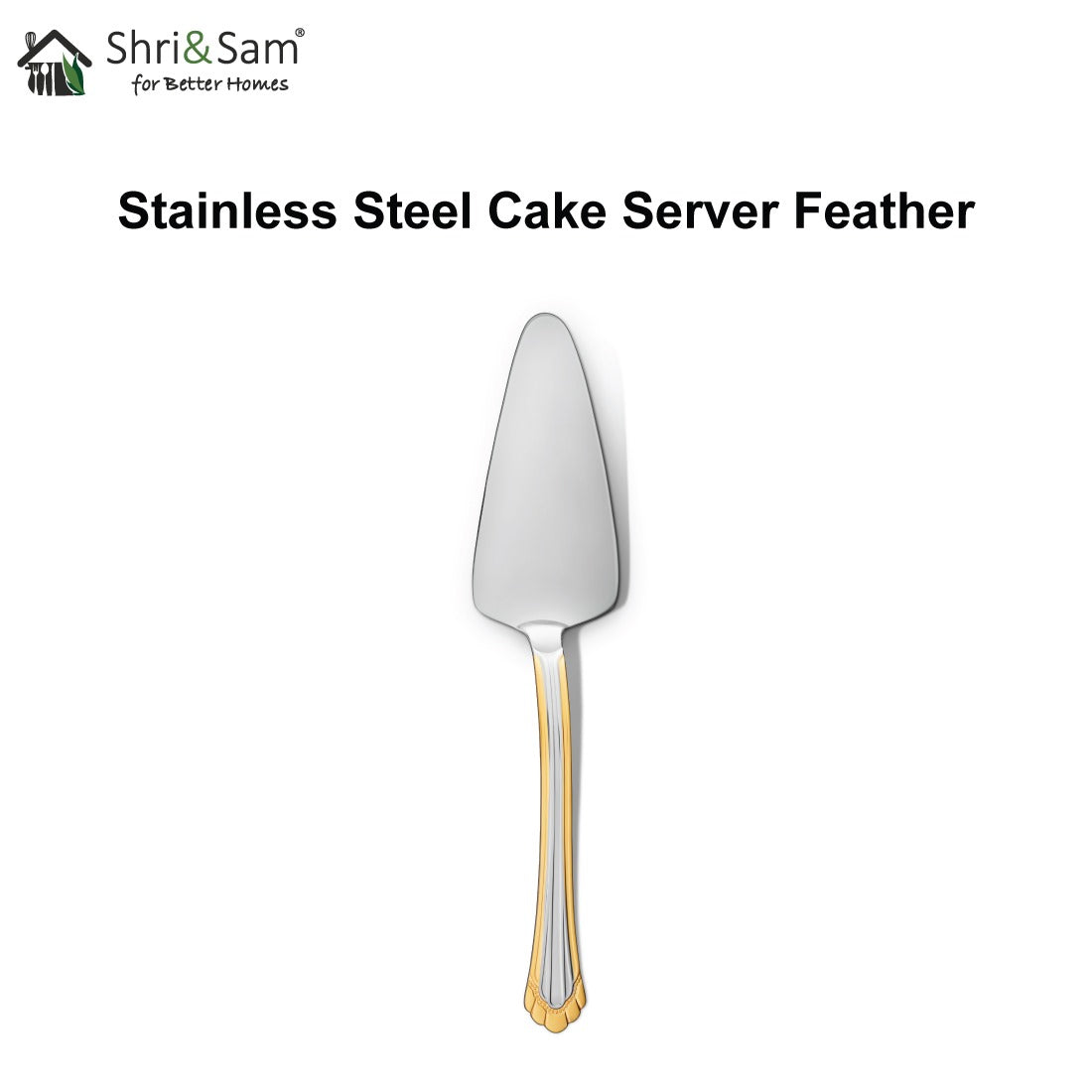 Stainless Steel Cake Server Feather