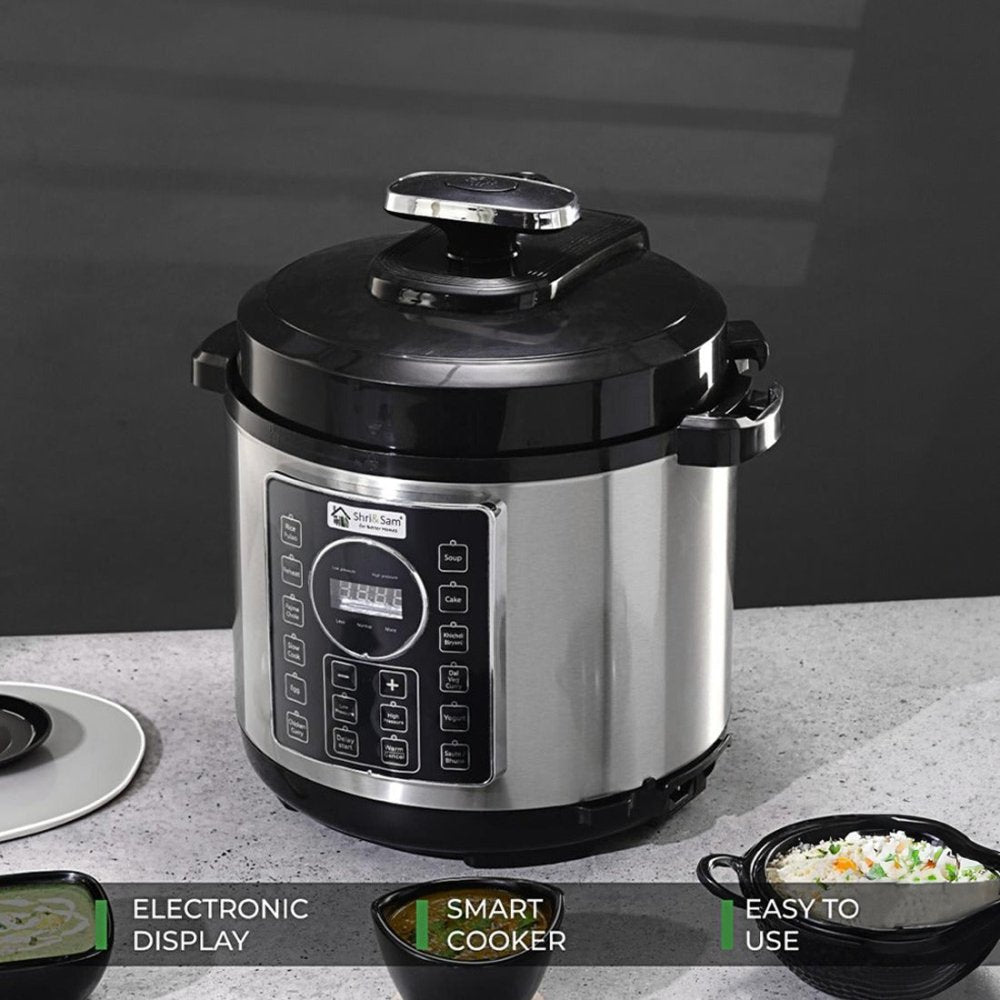 Electric Pressure Cooker 5L with 10 - in - 1 Functions