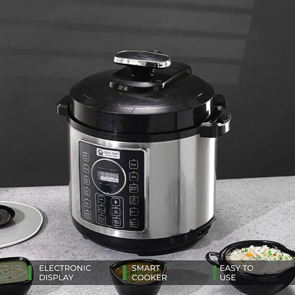 Electric Pressure Cooker 5L with 10 - in - 1 Functions