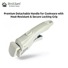 Premium Detachable Handle for Cookware with Heat - Resistant & Secure Locking Grip