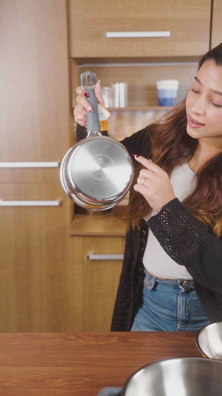 Triply Stainless Steel 3 PCS Cookware Set