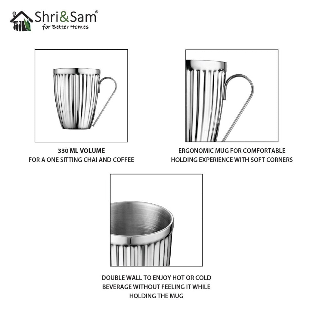 SNOB Step Stainless Steel Coffee Mug