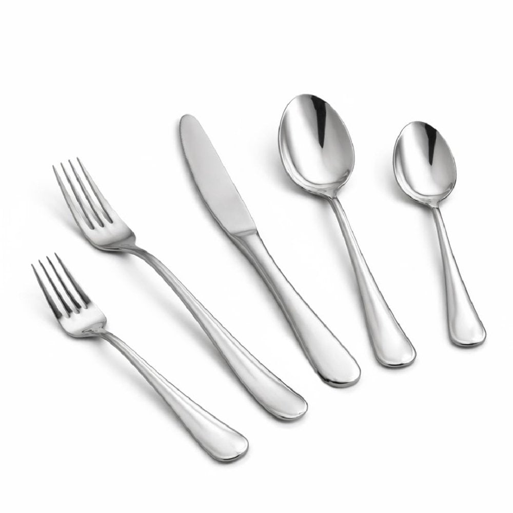 Stainless Steel 20 PCS Cutlery Set (4 Pcs Tea Spoon, 4 Pcs Dessert Spoon, 4 Pcs Dessert Fork, 4 Pcs Salad Fork, and 4 Pcs Dessert Knife) Classic