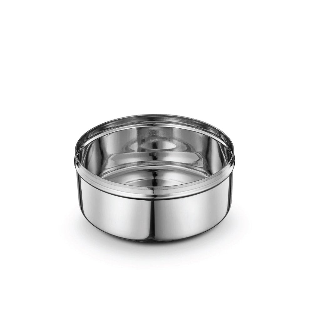 Stainless Steel 3 PCS Storage Container Set with Gold PVD Coating and Laser