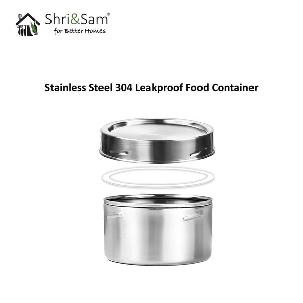 Stainless Steel 304 Leakproof Food Container